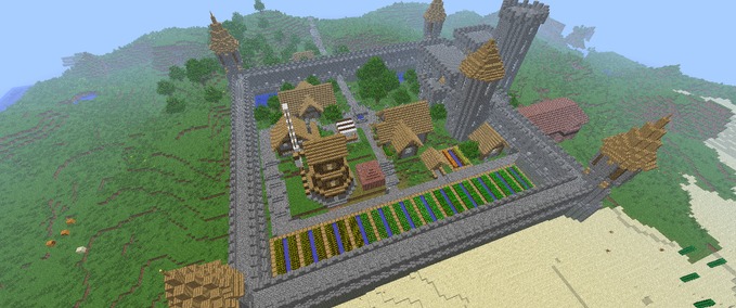 Maps Festung bzw. Burg Minecraft mod