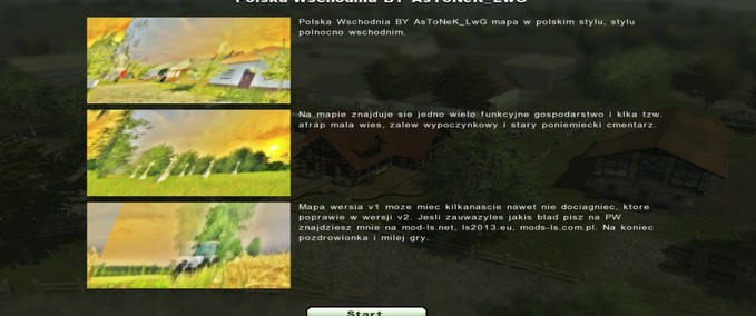 Maps Polska Wschodnia Landwirtschafts Simulator mod