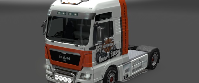 Trucks Harley Davidson  MAN Edition Eurotruck Simulator mod