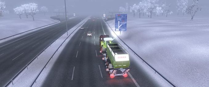 Sonstige Winter Mod zur TSM  Map 2.x Eurotruck Simulator mod
