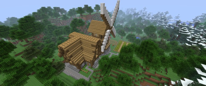 Maps alter Bauernhof Minecraft mod