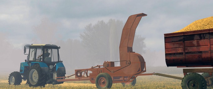 Sonstige Anbaugeräte Straw chopper Landwirtschafts Simulator mod