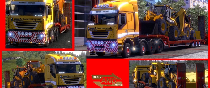 Trucks Bear Tec Iveco Schwertransport Eurotruck Simulator mod