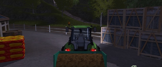 Sonstige Anbaugeräte Heckmulde  Landwirtschafts Simulator mod