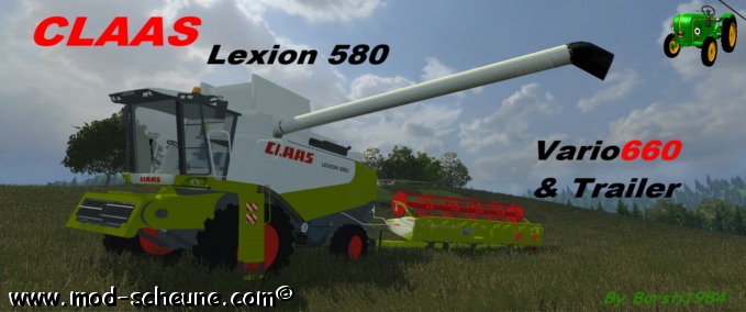 Lexion Claas Lexion 580 Pack  Landwirtschafts Simulator mod