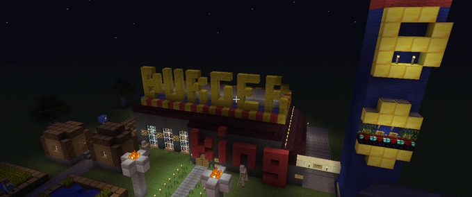 Maps BurgerKing  Minecraft mod