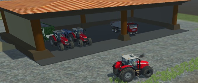 Gebäude Garage Landwirtschafts Simulator mod