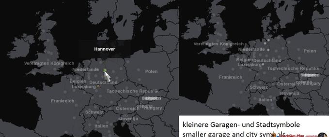 Tools  Kleinere Garagen und Stadtsymbole Eurotruck Simulator mod