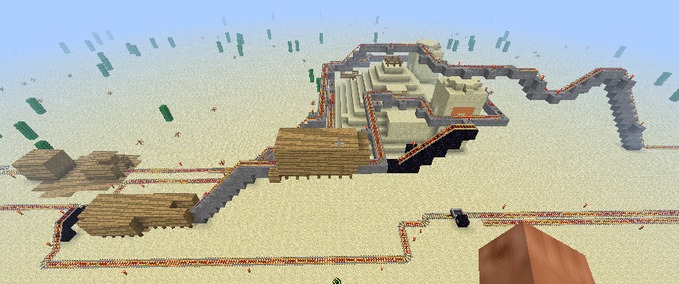 Maps coole Achterbahn Minecraft mod