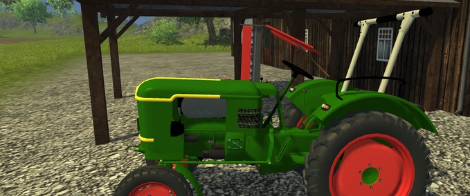 Oldtimer Deutz D25  mit Mähbalken Landwirtschafts Simulator mod