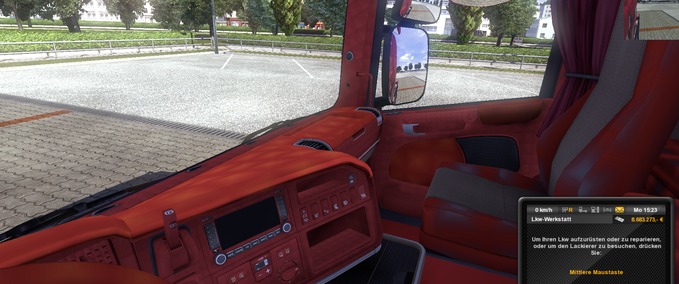 Interieurs Scania Coca Cola innenraum Eurotruck Simulator mod