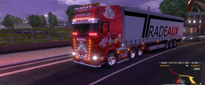 Skins Scania Coca Cola  Eurotruck Simulator mod