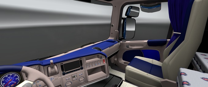 Interieurs Scania Interieur Blau By Teddy Eurotruck Simulator mod