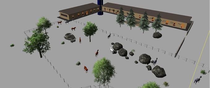 Gebäude mit Funktion Pferde Hof Landwirtschafts Simulator mod