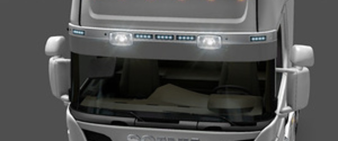 Scania Sonnenblende mit Nebelscheiwerfern Eurotruck Simulator mod