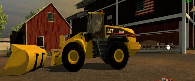 Bagger & Radlader Cat 966H Attachable Landwirtschafts Simulator mod