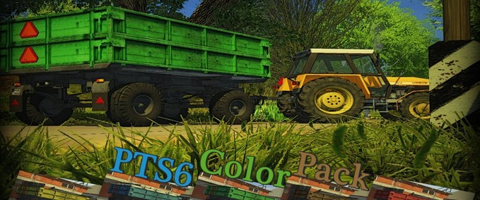 Sonstige Anhänger PTS6 Color PACK  Landwirtschafts Simulator mod
