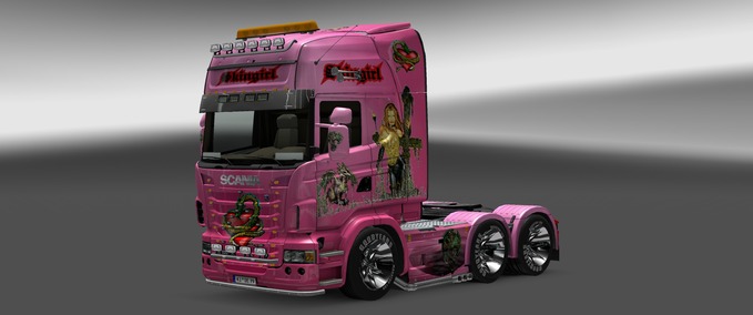 Skins Scania Skingirl  Eurotruck Simulator mod
