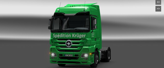 Mercedes Krüger Skin Eurotruck Simulator mod