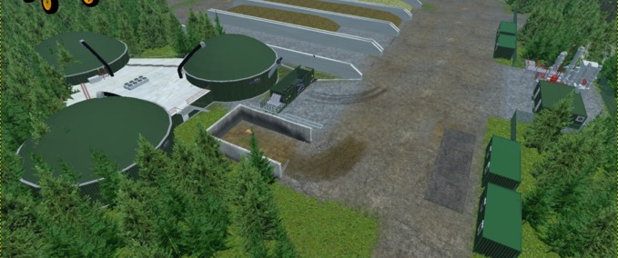 Gebäude mit Funktion MT Energie Biogasanlage Landwirtschafts Simulator mod