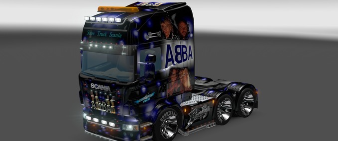 Scania Scania  Show Truck Abba  Eurotruck Simulator mod
