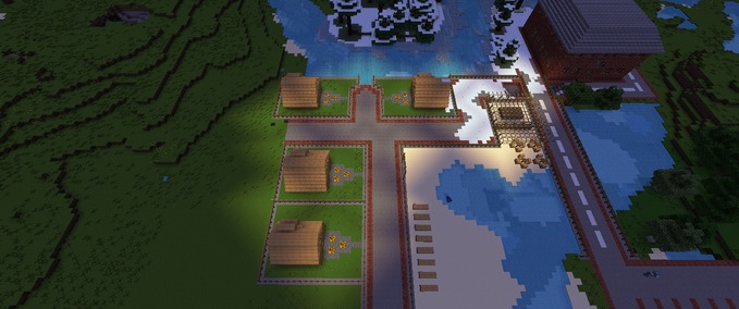 Maps Town Minecraft mod