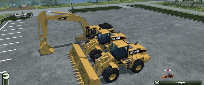 Bagger & Radlader Cat 980H Landwirtschafts Simulator mod