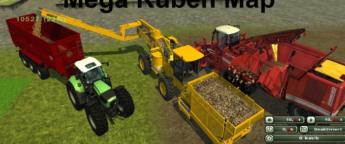 Maps MegaRübenMap Landwirtschafts Simulator mod