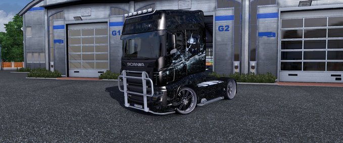 Skins Scania R700 Fear of the Dark Eurotruck Simulator mod