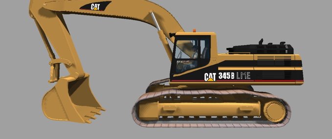 Bagger & Radlader Cat 345B Pack Landwirtschafts Simulator mod