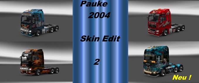 Skins Pauke 2004 Skin  Eurotruck Simulator mod