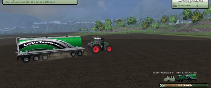 Auflieger Gülletransporter mit Dolly Landwirtschafts Simulator mod