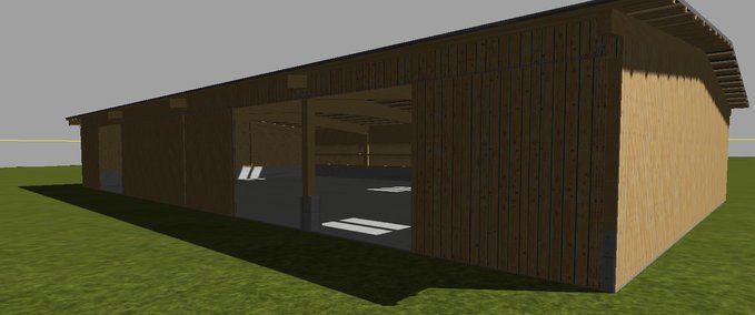 Gebäude Hangar foin Landwirtschafts Simulator mod