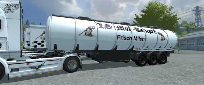 Auflieger MilchTrailer Landwirtschafts Simulator mod