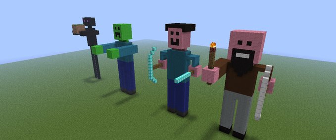 Minecraft Statuen Mod Image