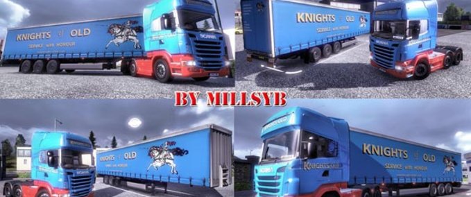 Skins Skin Pack Knights Of Old Combo Eurotruck Simulator mod