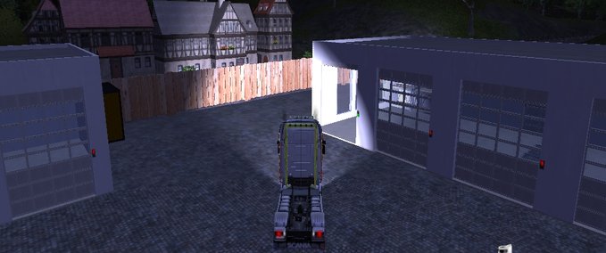 Gebäude mit Funktion Maschienenhalle mit Rolltoren Landwirtschafts Simulator mod