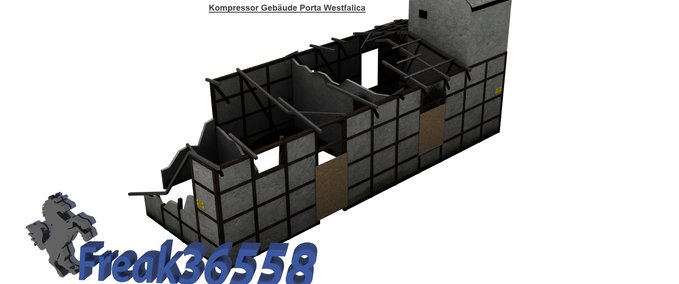Gebäude mit Funktion Kompressorhaus U Verlagerung Landwirtschafts Simulator mod