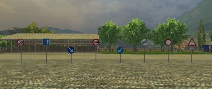 Frontlader Schilder für Frontlader Landwirtschafts Simulator mod