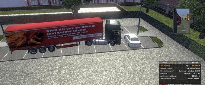 Trailer Feuerwehr 2 trailer Eurotruck Simulator mod