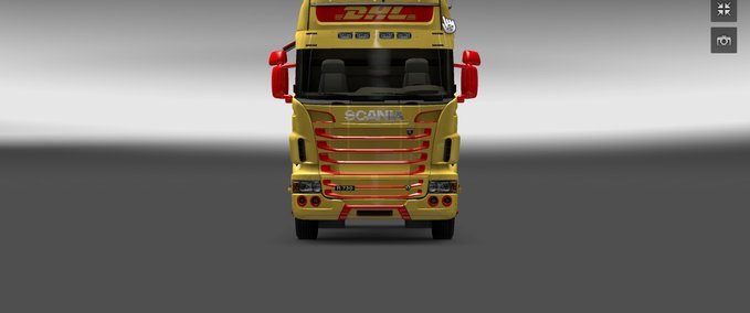 Skins Scania DHL Skin Eurotruck Simulator mod