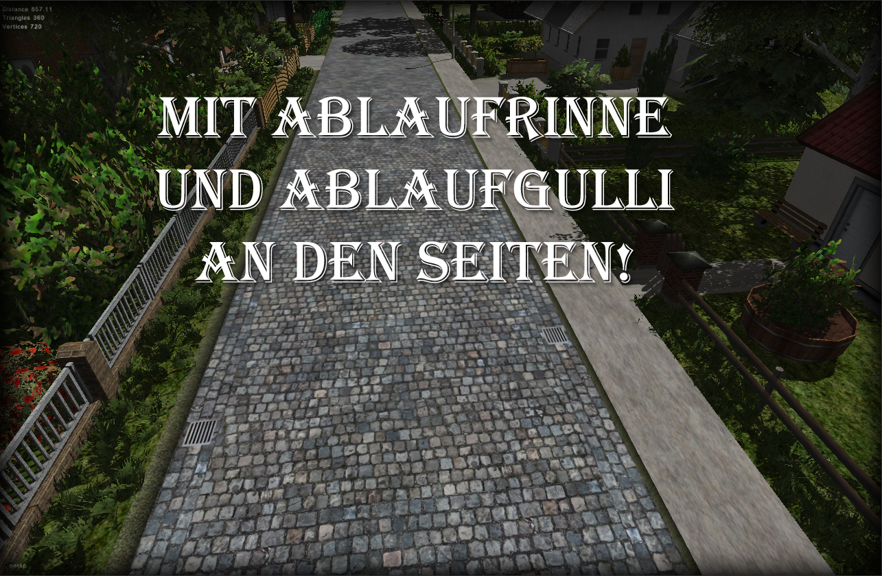 Straßenpflaster mit PSD File - Thumbnail 1