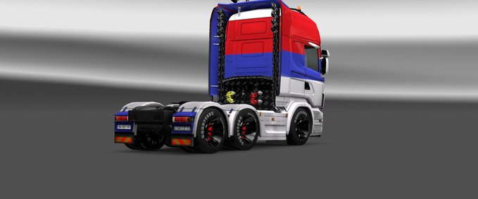 Skins Serbia Skin For Scania R Eurotruck Simulator mod