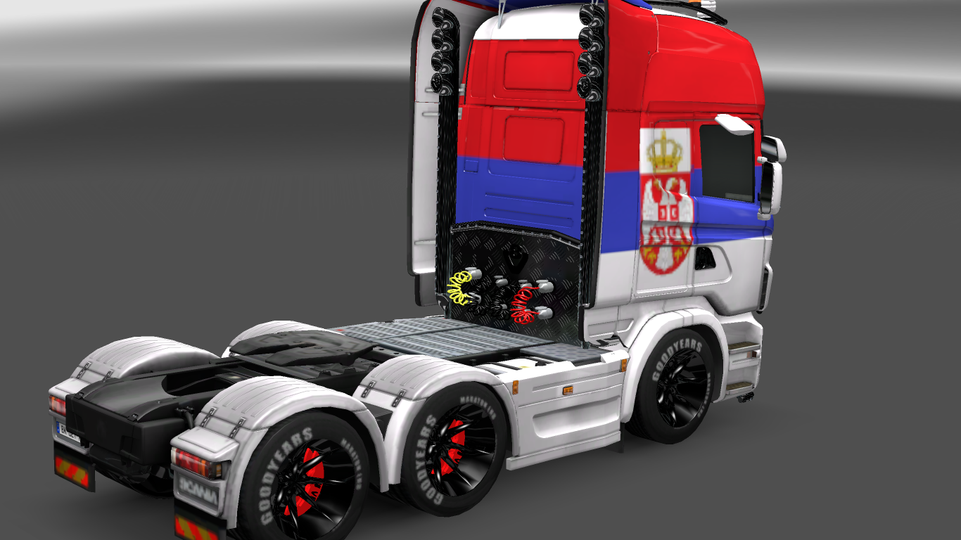Serbia Skin for Scania R - Thumbnail 1