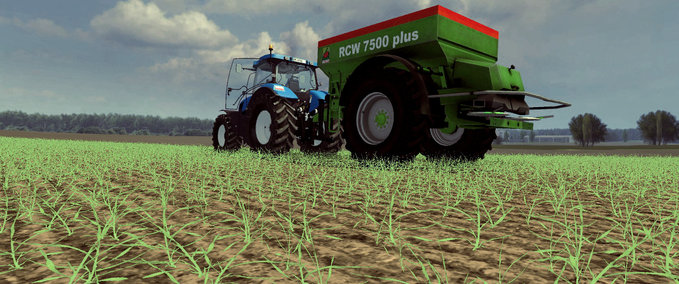 Dünger & Spritzen Unia RCW 7500 plus Landwirtschafts Simulator mod