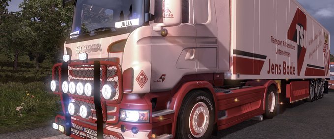 Skins Scania Rework Jens Bode Eurotruck Simulator mod