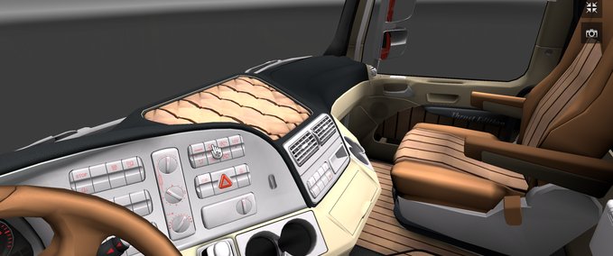 Interieurs Actros Luxus Interior Eurotruck Simulator mod