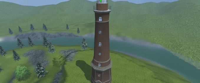 Gebäude mit Funktion Leuchtturm mit Teleporter Landwirtschafts Simulator mod