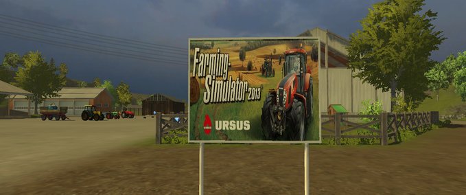 Platzierbare Objekte Ursus Addon Schild Landwirtschafts Simulator mod
