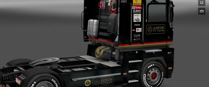 Skins Ranault Magnum Lotus F1 Team Eurotruck Simulator mod